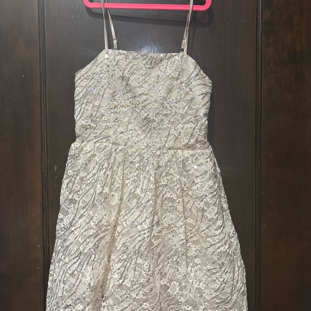 Forever 21 Cream Lace Kids Dress
